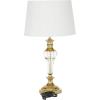 imageDeco 79 Glass Room Table Lamp Accent Lamp Lamp 15quot x 15quot x 27quot Gold