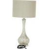 imageDeco 79 Glass Room Table Lamp Accent Lamp with Faux Mercury Glass Finish Lamp 14quot x 14quot x 28quot Silver