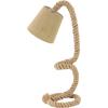 imageDeco 79 Jute Rope Handmade Room Desk Lamp Rope Styled Accent Lamp Lamp 11quot x 14quot x 32quot Brown