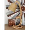 imageDeco 79 Jute Rope Handmade Room Desk Lamp Rope Styled Accent Lamp Lamp 11quot x 14quot x 32quot Brown