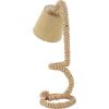 imageDeco 79 Jute Rope Handmade Room Desk Lamp Rope Styled Accent Lamp Lamp 11quot x 14quot x 32quot Brown