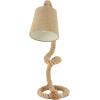 imageDeco 79 Jute Rope Handmade Room Desk Lamp Rope Styled Accent Lamp Lamp 11quot x 14quot x 32quot Brown