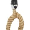 imageDeco 79 Jute Rope Room Table Lamp Twisted Rope Accent Lamp Lamp 15quot x 15quot x 29quot Brown