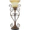 imageDeco 79 Metal Room Uplight Antique Style Decorative Lamps with Scrolls set of 2 Table Lamps 12quot x 12quot x 29quot Brown