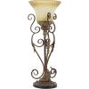 imageDeco 79 Metal Room Uplight Antique Style Decorative Lamps with Scrolls set of 2 Table Lamps 12quot x 12quot x 29quot Brown