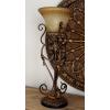 imageDeco 79 Metal Room Uplight Antique Style Decorative Lamps with Scrolls set of 2 Table Lamps 12quot x 12quot x 29quot Brown