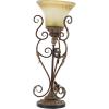 imageDeco 79 Metal Room Uplight Antique Style Decorative Lamps with Scrolls set of 2 Table Lamps 12quot x 12quot x 29quot Brown