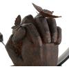 imageDeco 79 Resin Hands Room Table Lamp Holding Accent Lamp with Butterfly Accents Lamp 12quot x 6quot x 13quot Copper