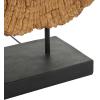 imageDeco 79 Resin Room Table Lamp Live Edge Accent Lamp with Round Cutout and Black Base Lamp 14quot x 6quot x 18quot Brown