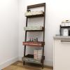 imageDeco 79 Wood 4 Shelves Shelving Unit 23quot x 18quot x 70quot Brown