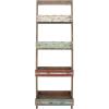 imageDeco 79 Wood 4 Shelves Shelving Unit 23quot x 18quot x 70quot Brown
