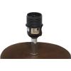 imageDeco 79 Wood Room Table Lamp Accent Lamp with Jute Shade Lamp 10quot x 10quot x 14quot Dark Brown