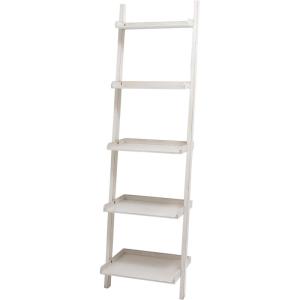 imageDeco 79 Traditional Wood Rectangle Shelving Unit 20quot x 14quot x 69quot WhiteWhite