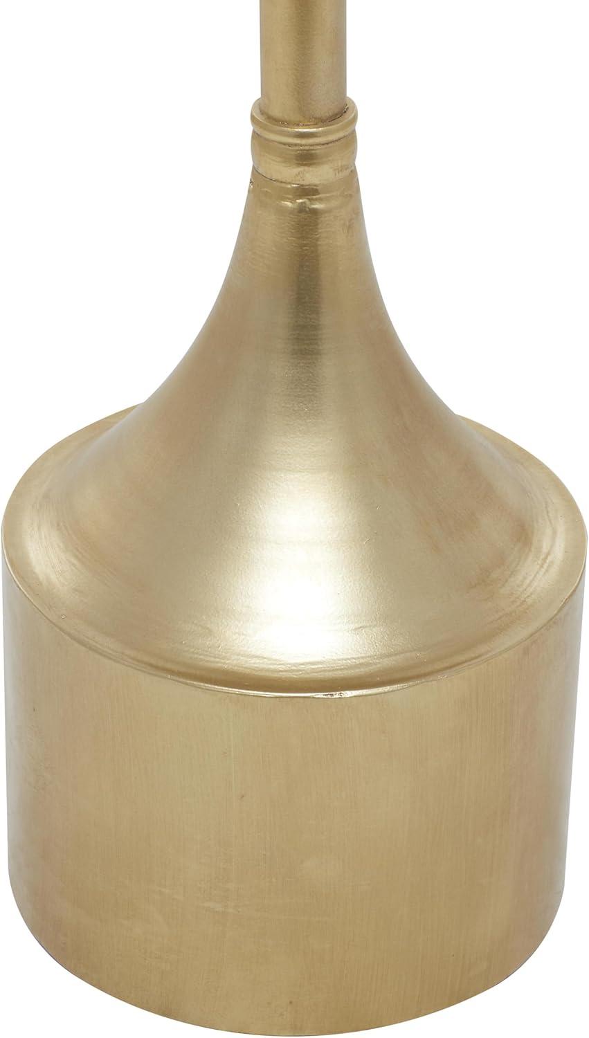 imageDeco 79 Metal Side End Accent Table End Table with Marble Top Side Table 13quot x 13quot x 25quot GoldSide Table 13 x 13 x 25