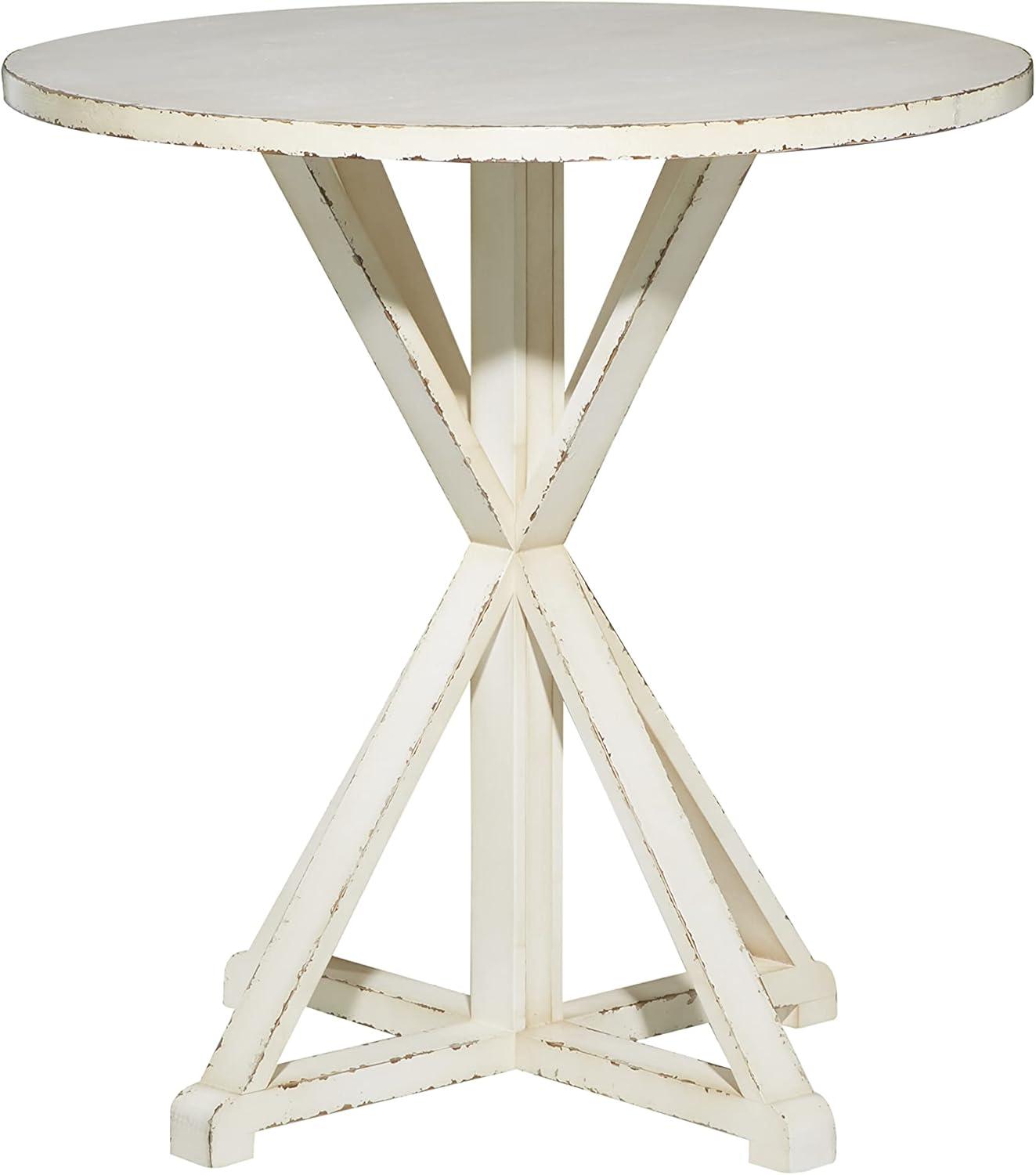 imageDeco 79 Wood Side End Accent Table End Table Side Table 29quot x 29quot x 31quot WhiteWhite