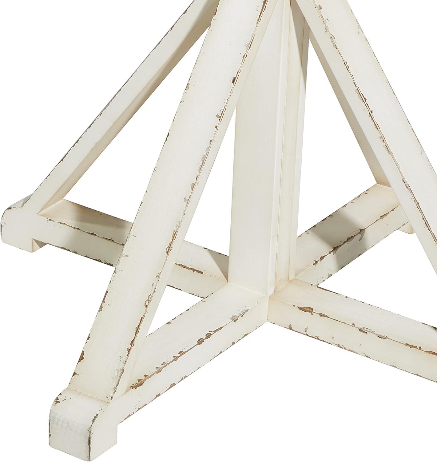 imageDeco 79 Wood Side End Accent Table End Table Side Table 29quot x 29quot x 31quot WhiteWhite