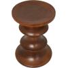 imageDeco 79 Wood Geometric Handmade Side End Accent Table End Table Side Table 16quot x 16quot x 22quot Brown