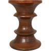 imageDeco 79 Wood Geometric Handmade Side End Accent Table End Table Side Table 16quot x 16quot x 22quot Brown