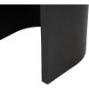 imageDeco 79 Wood Side End Accent Table Cutout Arch End Table with White Marble Tabletop Side Table 16quot x 14quot x 23quot Black
