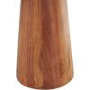 imageDeco 79 Wood Side End Accent Table End Table with Natural Wood Grains and Cone Shaped Bases Set of 3 Side Table 24quot 20quot 18quot H Brown