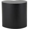 imageDeco 79 Wood Side End Accent Table Heart Inspired End Table Side Table 22quot x 14quot x 22quot Black