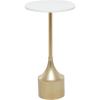 imageDeco 79 Metal Side End Accent Table End Table with Marble Top Side Table 13quot x 13quot x 25quot GoldSide Table 13 x 13 x 25