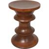 imageDeco 79 Wood Geometric Handmade Side End Accent Table End Table Side Table 16quot x 16quot x 22quot Brown