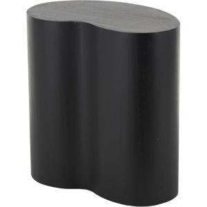 imageDeco 79 Wood Side End Accent Table Heart Inspired End Table Side Table 22quot x 14quot x 22quot Black