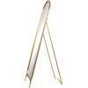 imageDeco 79 Metal Arched Freestanding Foldable Floor Mirror 18quot x 24quot x 65quot Gold