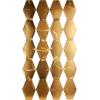 imageDeco 79 Metal Geometric Wall Mirror with Diamond and Hexagon Shaped Mirrors 29quot x 1quot x 53quot Gold