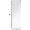 imageDeco 79 Metal Room Wall Mirror Entryway Mirror with Thin Frame Wall Mounted Mirror 13quot x 2quot x 36quot GoldGold