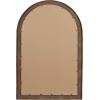 imageDeco 79 Metal Room Wall Mirror Window Pane Inspired Entryway Mirror with Arched Top Wall Mounted Mirror 34quot x 2quot x 52quot White