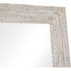imageDeco 79 Wood Floral Room Wall Mirror Intricately Carved Entryway Mirror Wall Mounted Mirror 36quot x 3quot x 71quot Brown