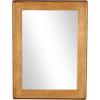 imageDeco 79 Wood Room Floor Mirror Entryway Mirror with Natural Wood Grains Free Standing Mirror 32quot x 3quot x 55quot BrownGold