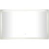 imageDeco 79 Glass Room Anti Fog Mirror Bathroom Mirror with LED Light Mirror 51quot x 1quot x 32quot Silver511L x 11W