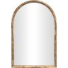 imageDeco 79 Resin Room Wall Mirror Entryway Mirror with Weathered Frame Wall Mounted Mirror 24quot x 2quot x 36quot Gold
