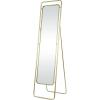 imageDeco 79 Wood Room Floor Mirror Entryway Mirror Free Standing Mirror 17quot x 20quot x 66quot GoldGold