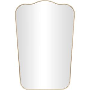 imageDeco 79 Aluminum Metal Room Wall Mirror Entryway Mirror with Thin Frame Wall Mounted Mirror 24quot x 1quot x 36quot Gold