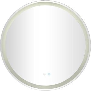 imageDeco 79 Glass Room Anti Fog Mirror Bathroom Mirror with LED Light Mirror 51quot x 1quot x 32quot Silver315L x 1W