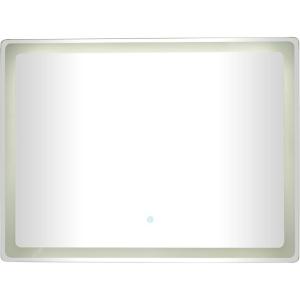 imageDeco 79 Glass Room Anti Fog Mirror Bathroom Mirror with LED Light Mirror 51quot x 1quot x 32quot Silver392L x 11W