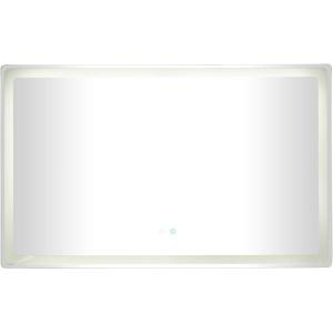 imageDeco 79 Glass Room Anti Fog Mirror Bathroom Mirror with LED Light Mirror 51quot x 1quot x 32quot Silver511L x 11W