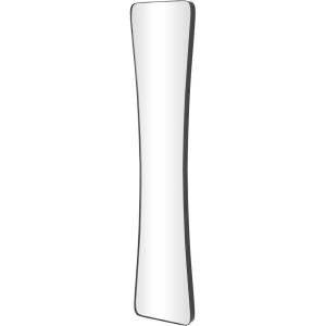 imageDeco 79 Metal Room Wall Mirror Tall Abstract Entryway Mirror Wall Mounted Mirror 9quot x 1quot x 45quot BlackBlack