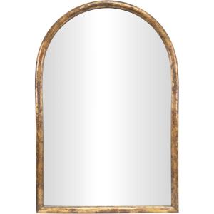 imageDeco 79 Resin Room Wall Mirror Entryway Mirror with Weathered Frame Wall Mounted Mirror 24quot x 2quot x 36quot Gold