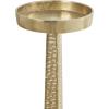imageDeco 79 Aluminum Metal Decorative Candle Holder Tall Hammered Candle Stand Set of 2 Candlestick Holder 32quot 27quot H Gold