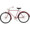 imageDeco 79 Metal Bike Home Wall Decor Wall Sculpture with Seat and Handles Wall Art 39quot x 1quot x 24quot RedRed