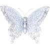 imageDeco 79 Metal Butterfly Home Wall Decor Wall Sculpture Wall Art 21quot x 1quot x 16quot Silver