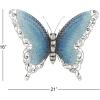 imageDeco 79 Metal Butterfly Home Wall Decor Wall Sculpture Wall Art 21quot x 1quot x 16quot Silver
