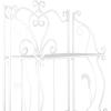 imageDeco 79 Metal Scroll Indoor Outdoor Tall Folding 5 Shelf Bakers Rack 24quot x 13quot x 73quot White