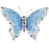 imageDeco 79 Metal Butterfly Home Wall Decor Wall Sculpture Wall Art 21quot x 1quot x 16quot Silver