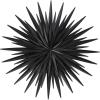 imageDeco 79 Metal Sunburst Home Wall Decor Large Layered 3D Wall Sculpture Wall Art 28quot x 3quot x 28quot Black355L x 35W